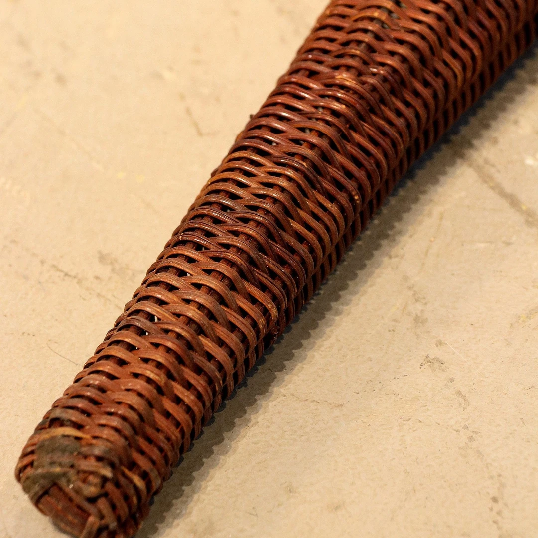 藤編工藝 花插尺寸：50纯手工编织镂空（不包邮）