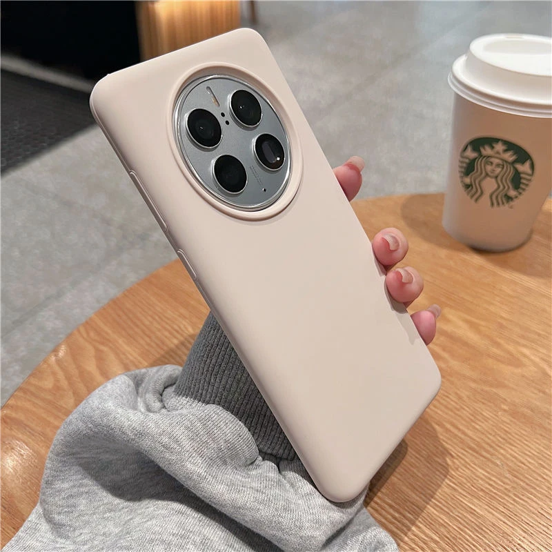 液态硅胶适用于华为mate50pro手机壳耐脏40rs保时捷新款古董白40