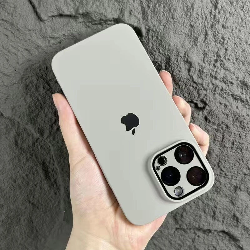 ins小众钛原色iPhone15手机壳12pro硬壳苹果13/14promax全包11潮