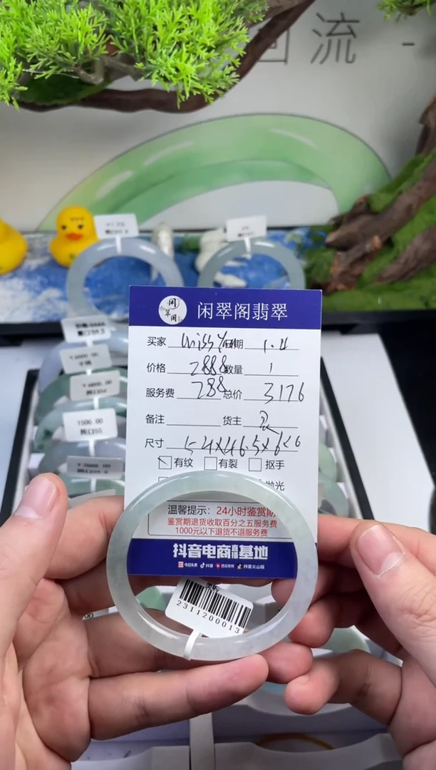【闪购商品】翡翠手镯未镶嵌翡翠手镯