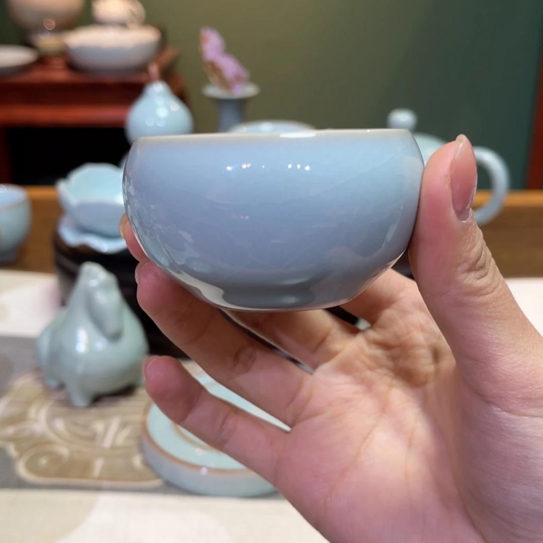 【闪购商品】瓷杯四只禅定杯