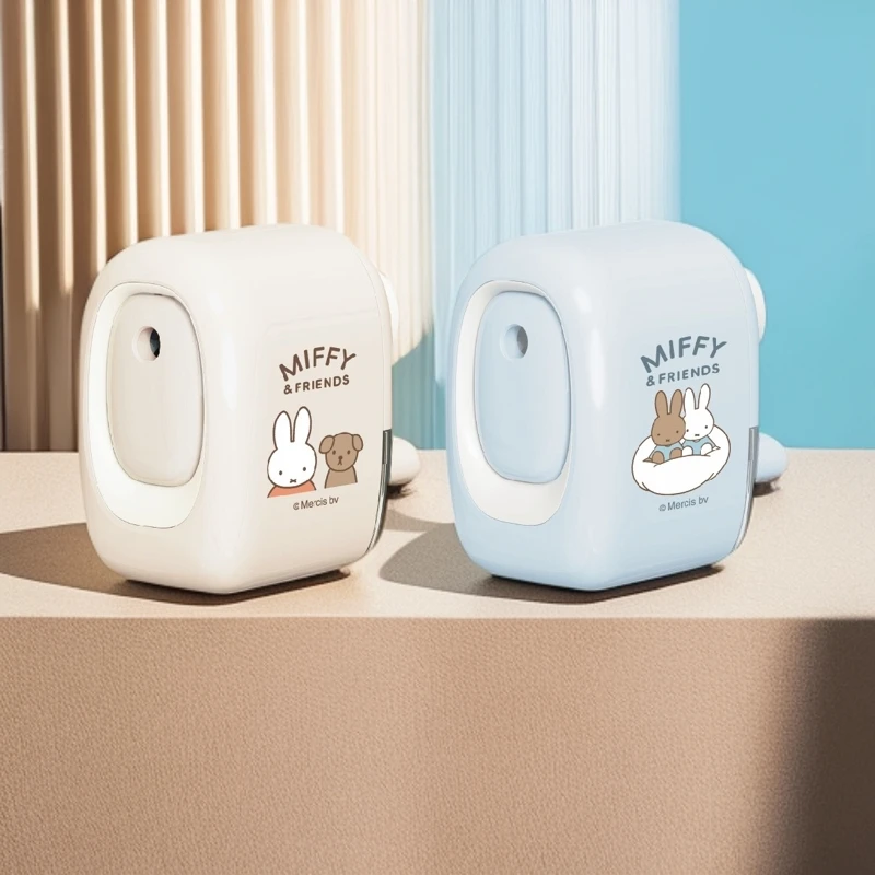 FPS906W1 米菲削笔机自动进铅削笔机手摇式削笔器小学生铅笔削笔