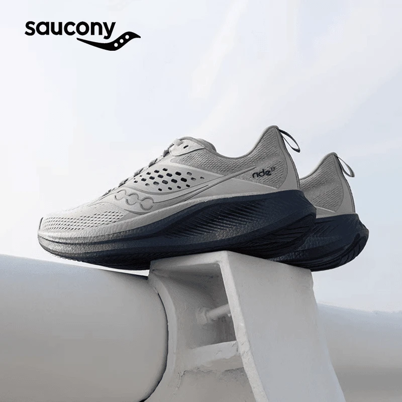 Saucony索康尼RIDE17驭途17跑鞋舒适运动鞋减震训练跑步鞋流光风