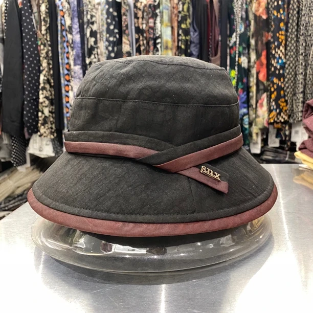 润泽丝绸 香云纱帽子