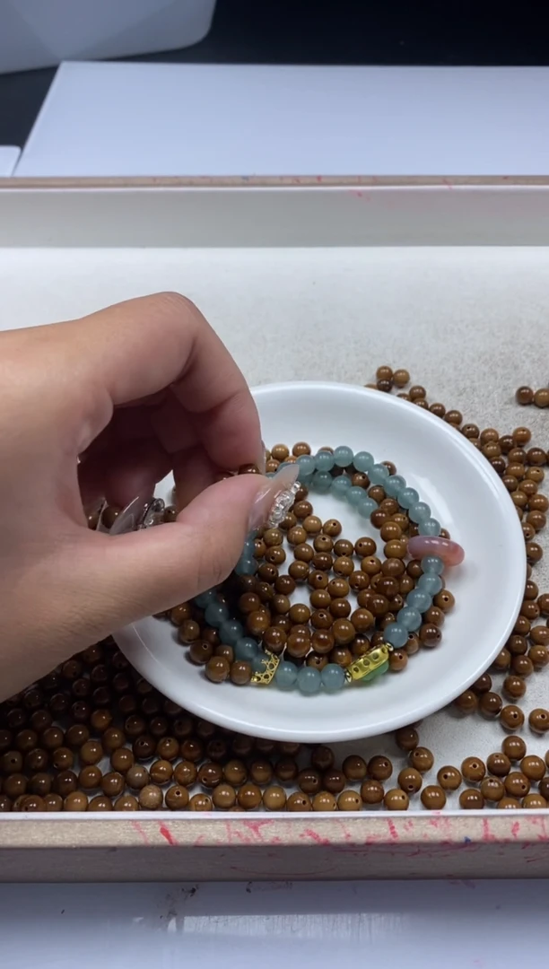 【闪购商品】檀香木散珠库*克1￥6mm*15