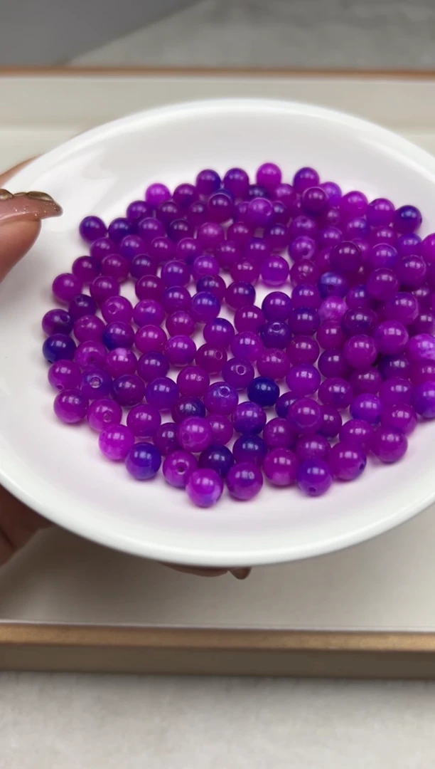 【闪购商品】玛瑙/玉髓颈饰未镶嵌舒俱来0.15￥6mm*100