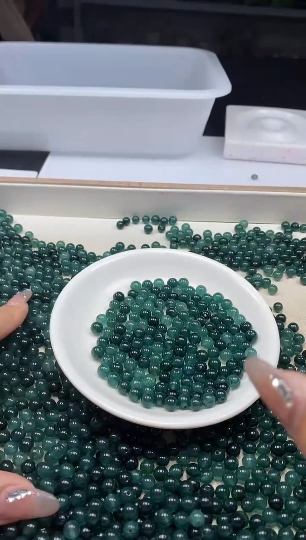 【闪购商品】玛瑙/玉髓颈饰未镶嵌w670老蓝水6mm*60