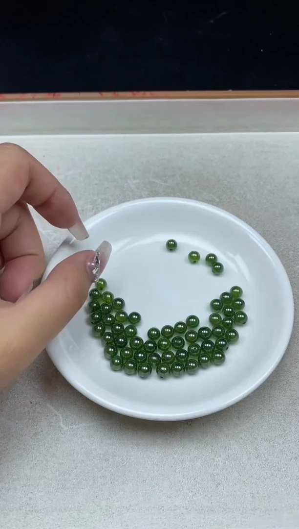 【闪购商品】玛瑙/玉髓颈饰未镶嵌绿宝*石5.5￥6mm*5