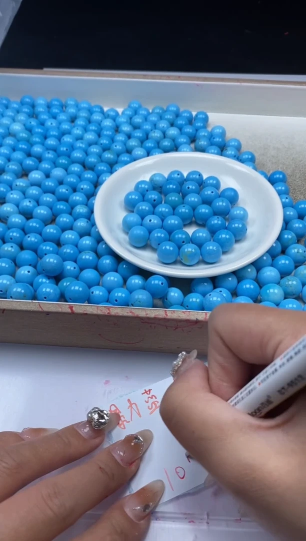 【闪购商品】玛瑙/玉髓颈饰未镶嵌绿松1.5￥12mm*10