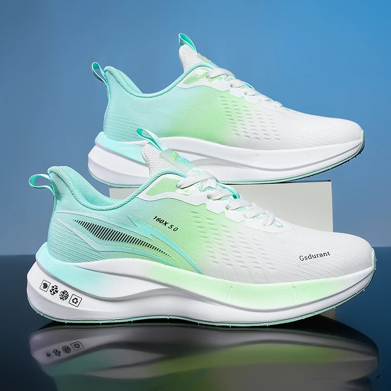 碳板5.0透气男女春秋季潮流跑鞋学生软底轻便网面体测减震运动鞋