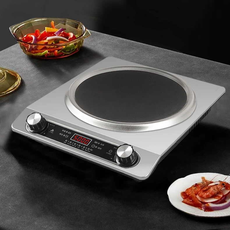 SHENHUA/申花5000W家用商用凹面电磁炉多功能一体单机