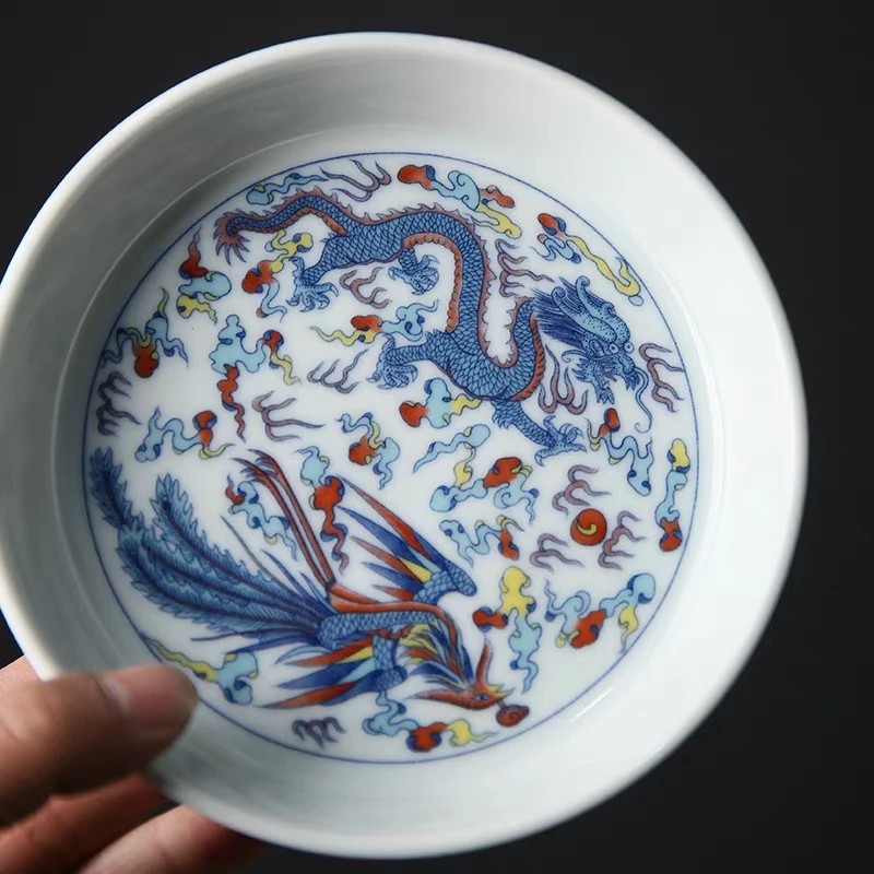 老陶泥仿古壶承老厂复古干泡茶盘蓄水养壶底座盖碗家用果盘点心盘