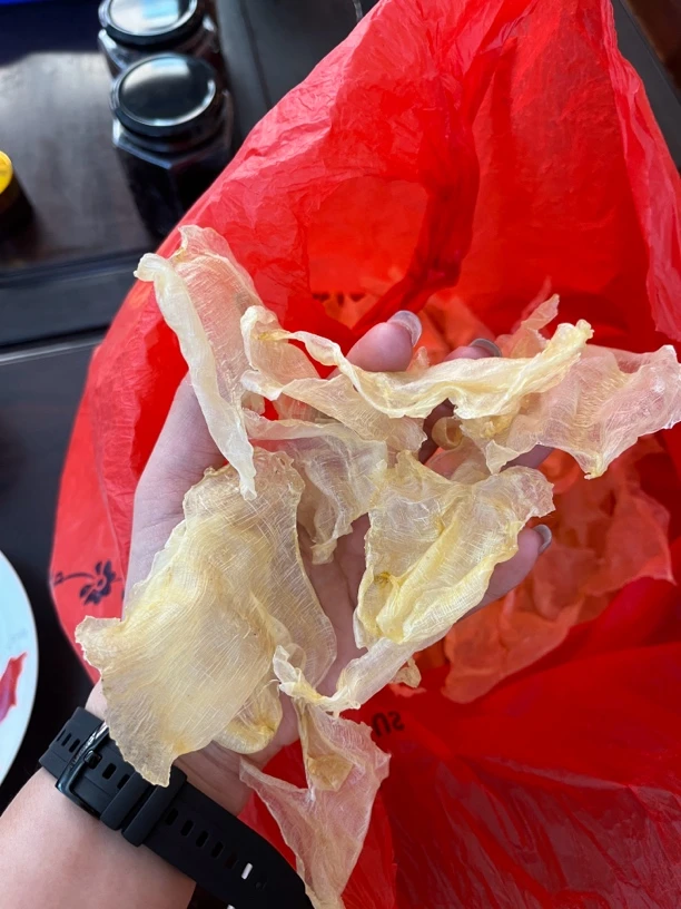 广东汕头开片小白花鱼胶半斤一斤