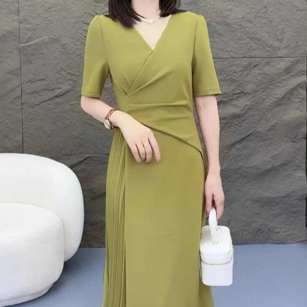 【胖大心】大码夏季新款改良旗袍收腰显瘦时尚气质连衣裙26878481