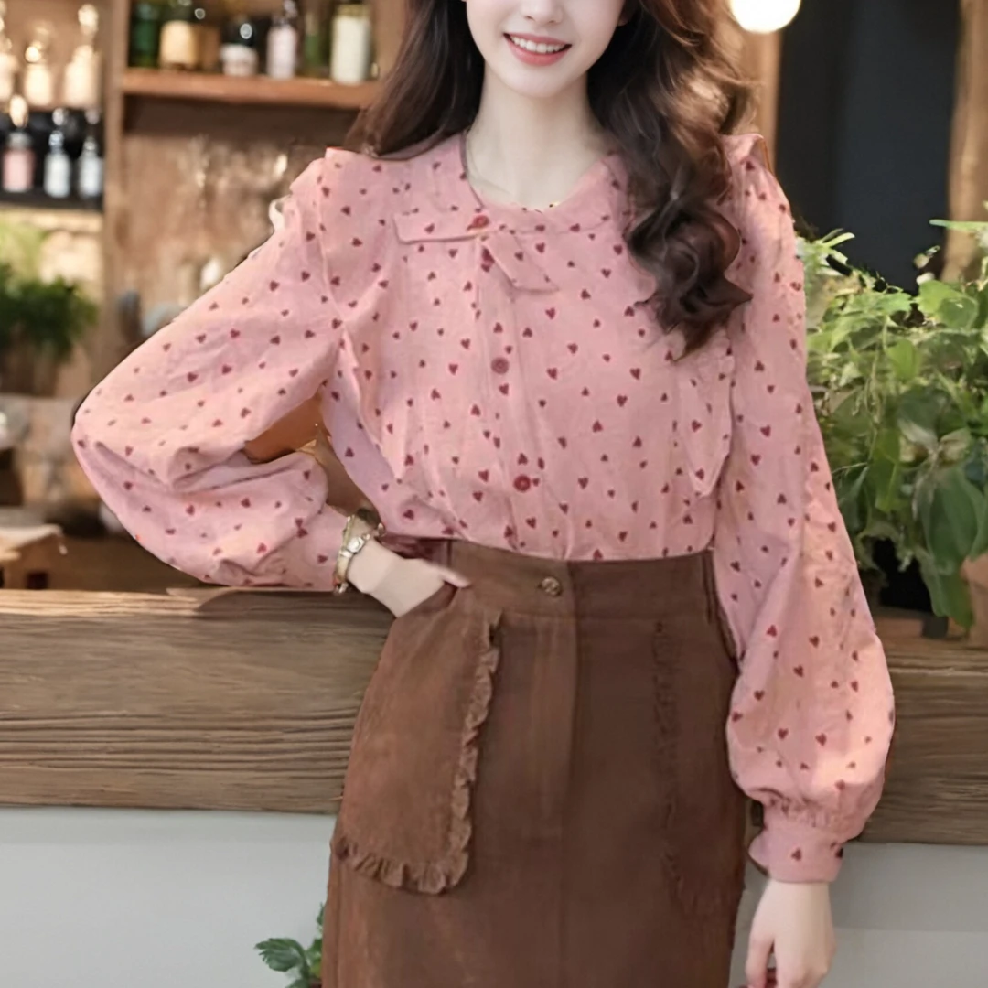 新款2772优雅休闲洋气质时尚设计感显瘦衬衫上衣