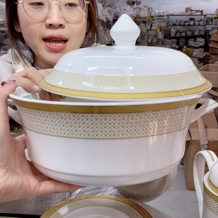 瓷片汤煲一个不能明火外贸尾单微瑕