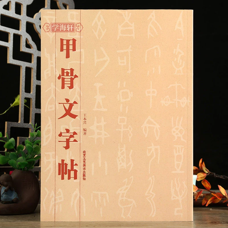 甲骨文字帖书写笔顺临写指要简体角注王本兴编甲骨文毛笔书法字帖