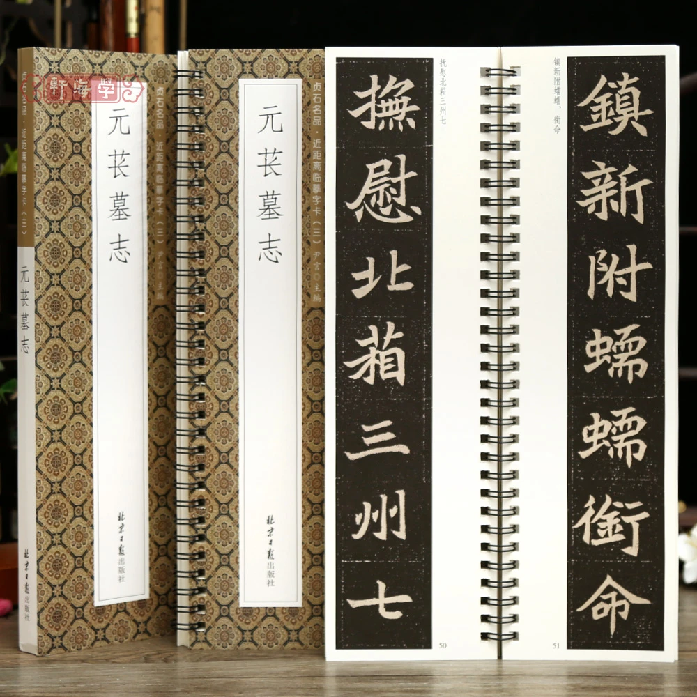 元苌墓志贞石名品近距离临摹字卡原色原帖简体旁注北魏楷书毛笔书