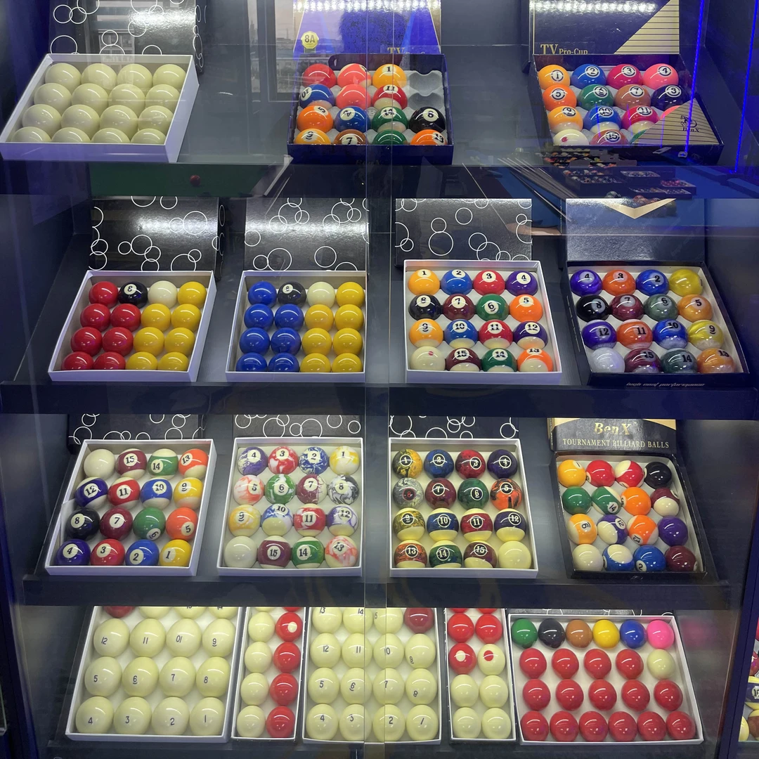 台球用品黑8子水晶球斯诺克大号标准桌球子台球中式黑金刚球