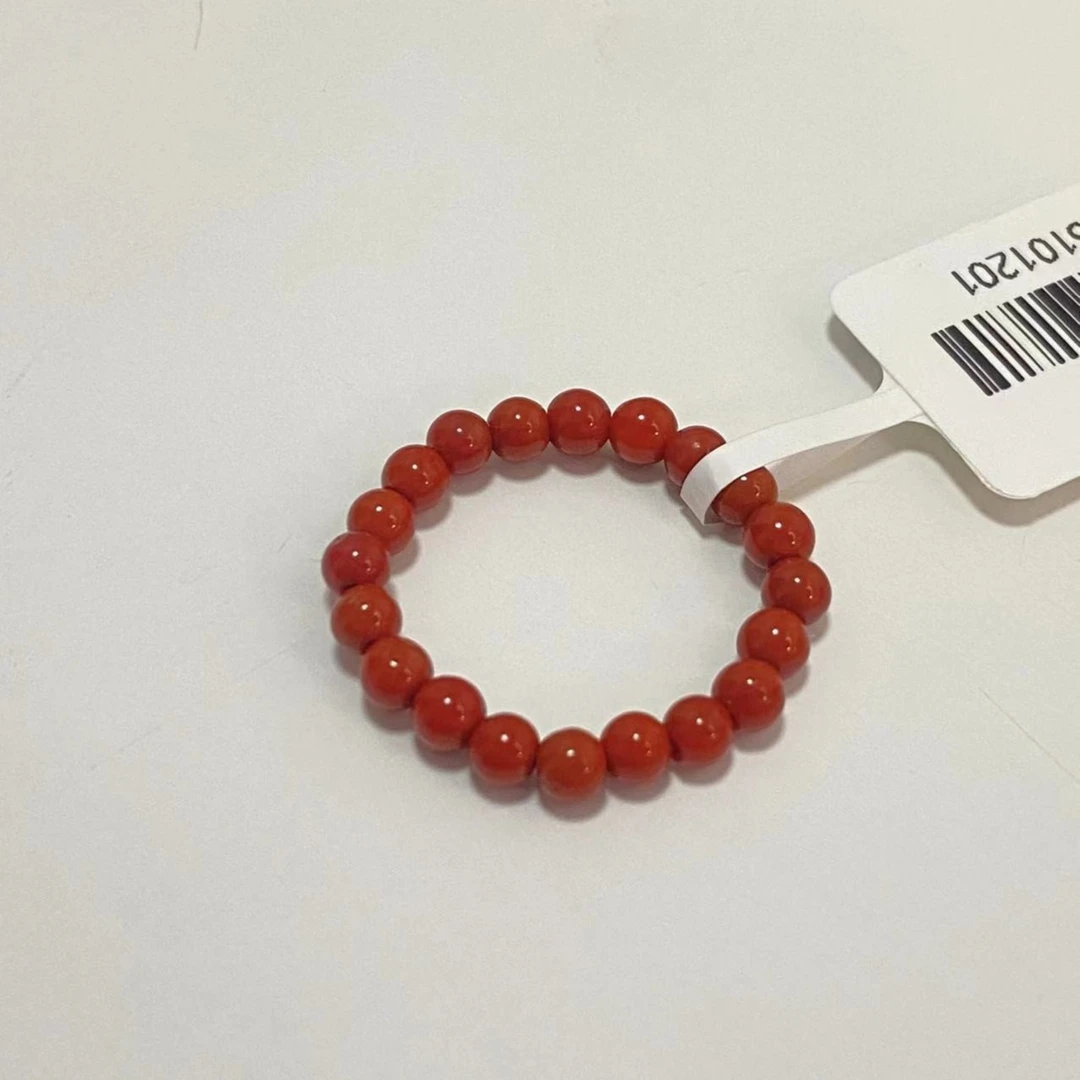 【艳姐珠宝】南红米珠戒圈（3mm±）-31135