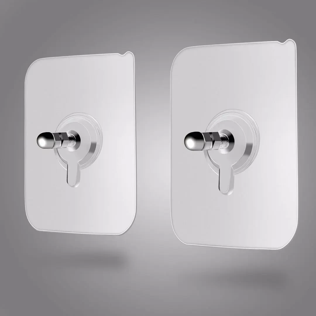 免打孔粘贴式带螺丝钉无痕免钉贴强力可挂置物架壁画