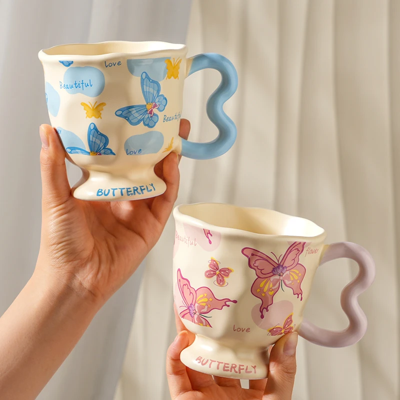 oball网红可爱家用情侣创意大容量少女心喝水杯