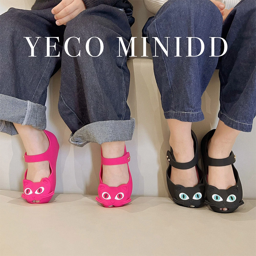 2024夏季新款猫咪女童凉鞋宝宝果冻鞋儿童沙滩鞋公主可爱鞋韩版女