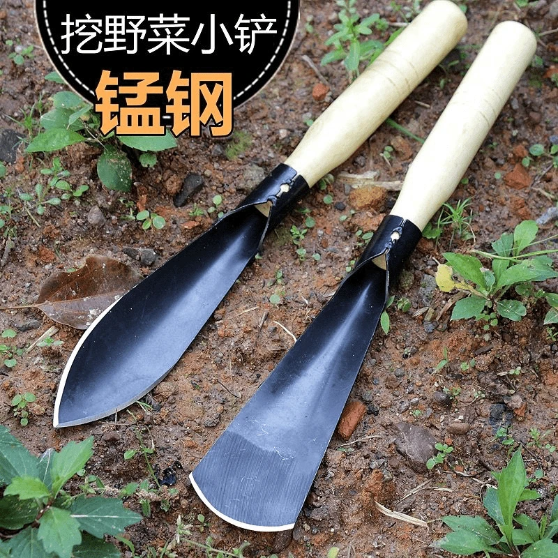 种菜铲子锰钢铲子养花种菜工具除草铲土种植栽花一体耐用锋利结实