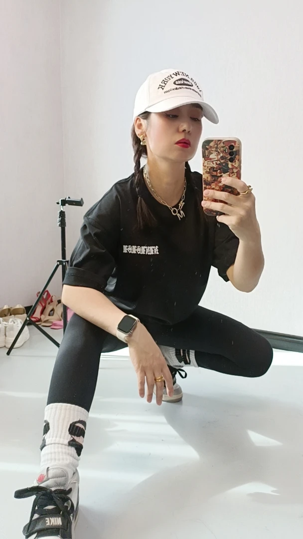 nunususu 240克重磅棉宽松款男女同款体恤