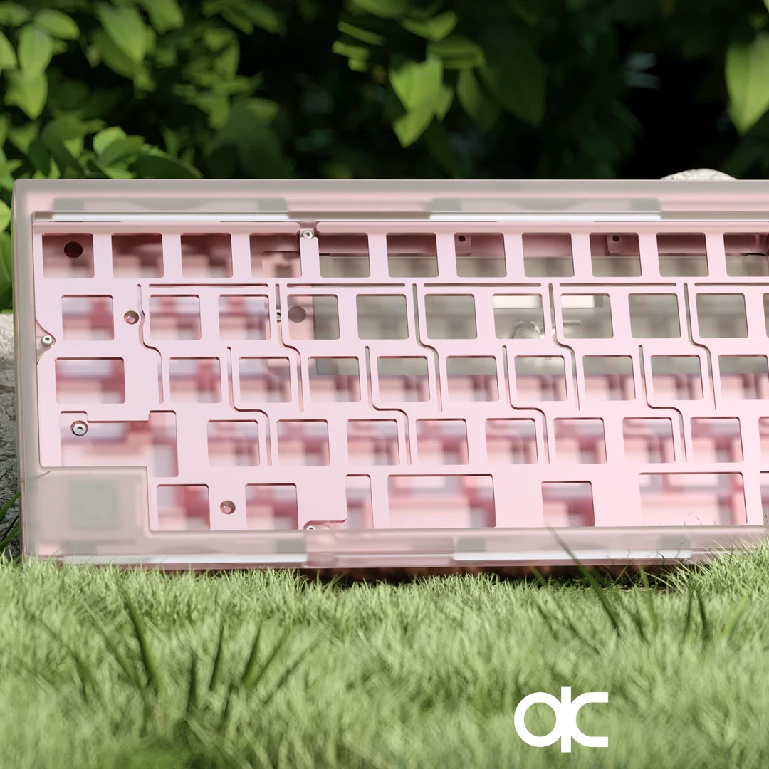 【7天发货】QwertyKeys 60% 客制化键盘套件女生简约透明 QK60