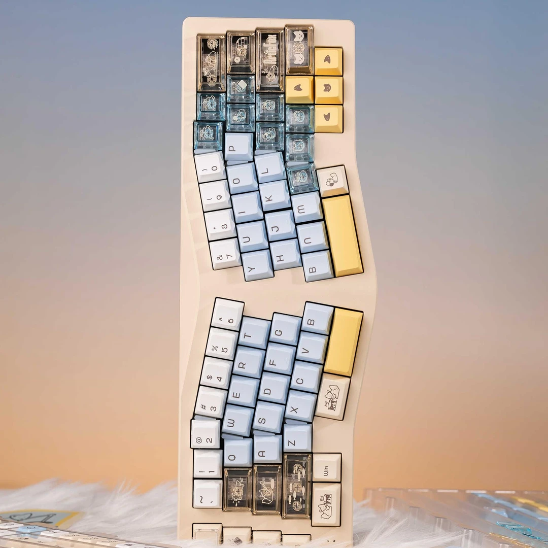 冰原狐键帽 恩溶代工原创热升华个性键帽五面热升华keybyelab