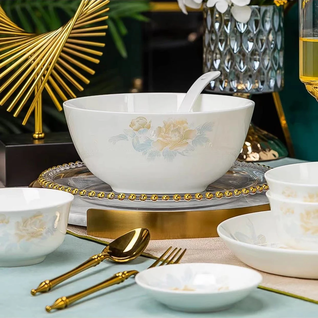 风华似玉8英寸大汤碗