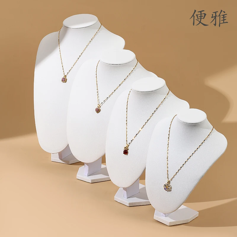 便雅 首饰展示架 项链展示架人像模特脖子项链橱窗柜台直播陈列架