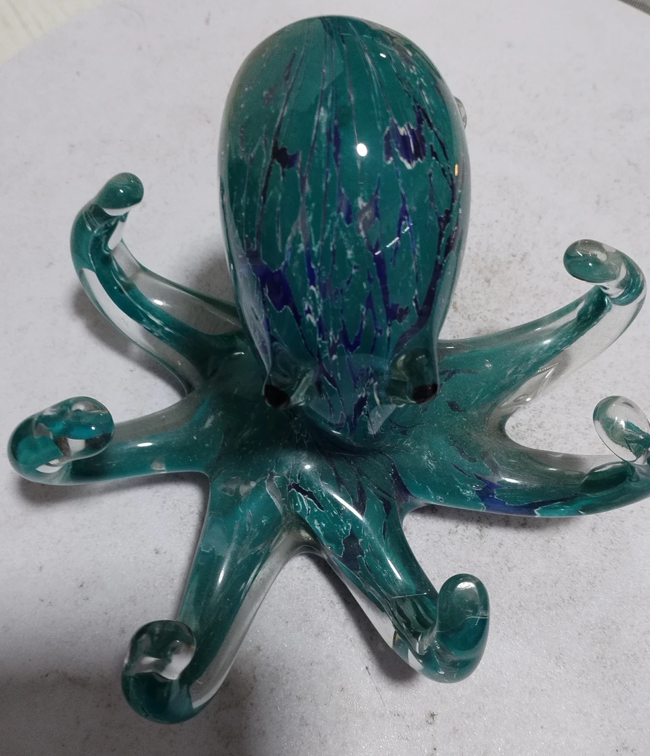 琉璃2号大章鱼手工制作摆件