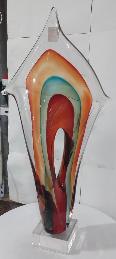 琉璃异形莫高窟的鹿王本生图艺术手工创意摆件