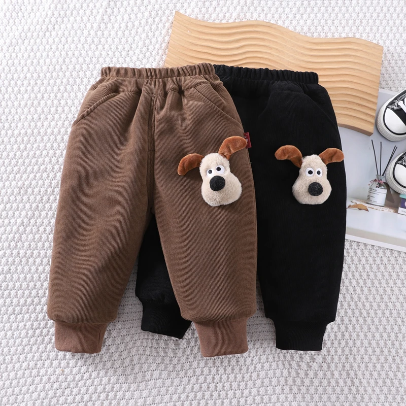 清仓男宝宝儿童夹棉加厚棉裤新款女宝宝过冬裤子小童保暖外穿