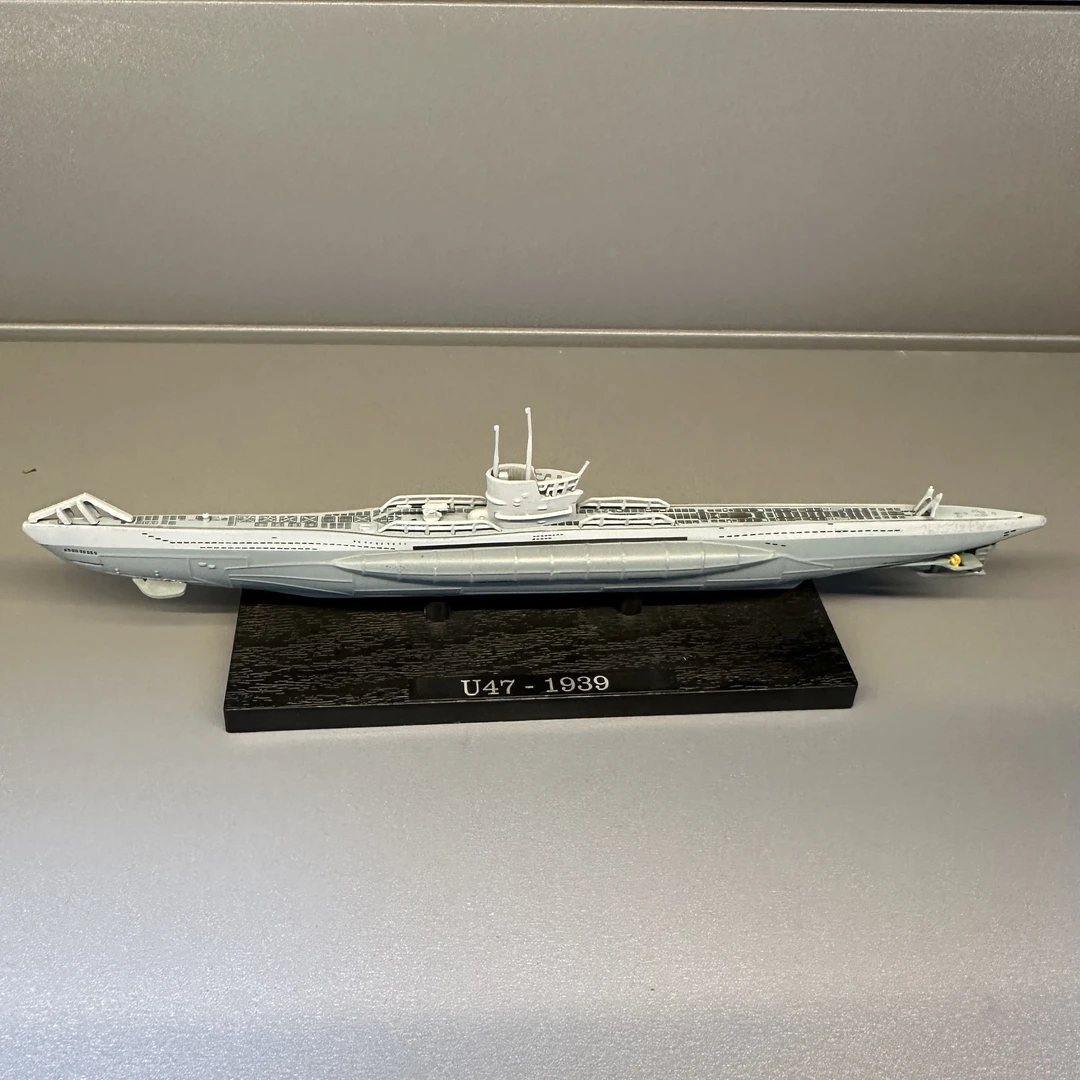 【 U47】1:350 潜艇合金模型礼盒包装送底座