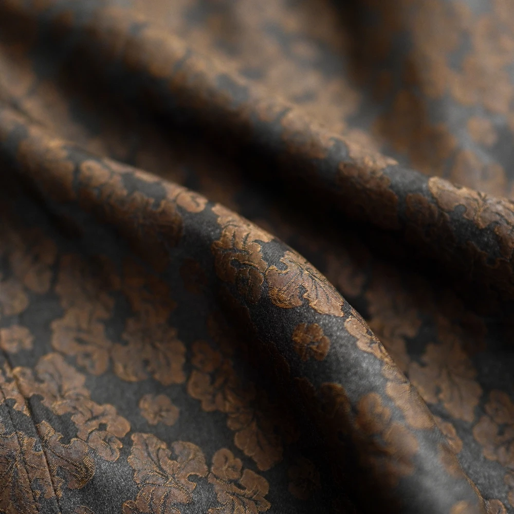 YZ【老料剪花烧】燕子五号2024新款 中国风 新中式 香云纱面料