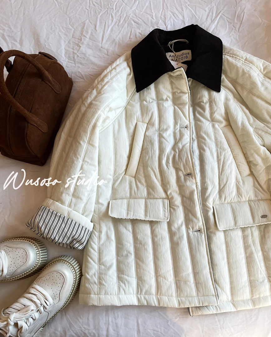 【soso】私服｜小翻领软乎乎面包棉服｜oversize均码