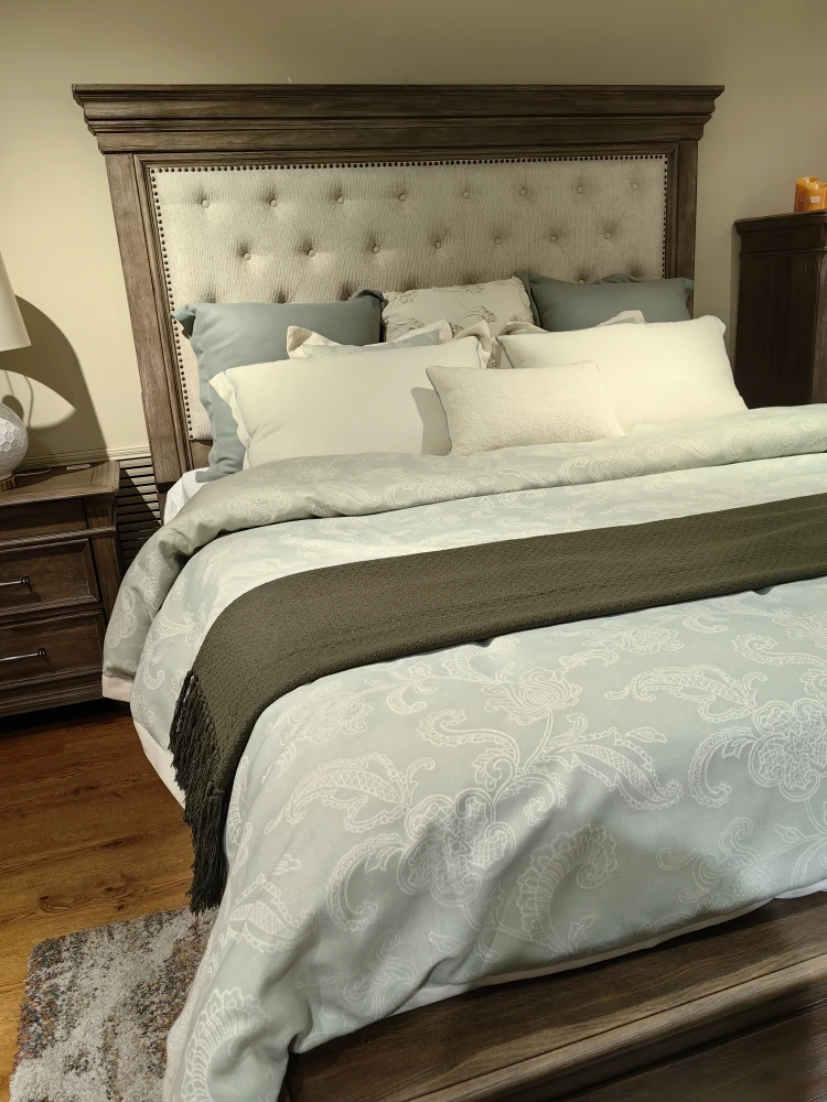 爱室丽越南仓776美式大床主题框架实木