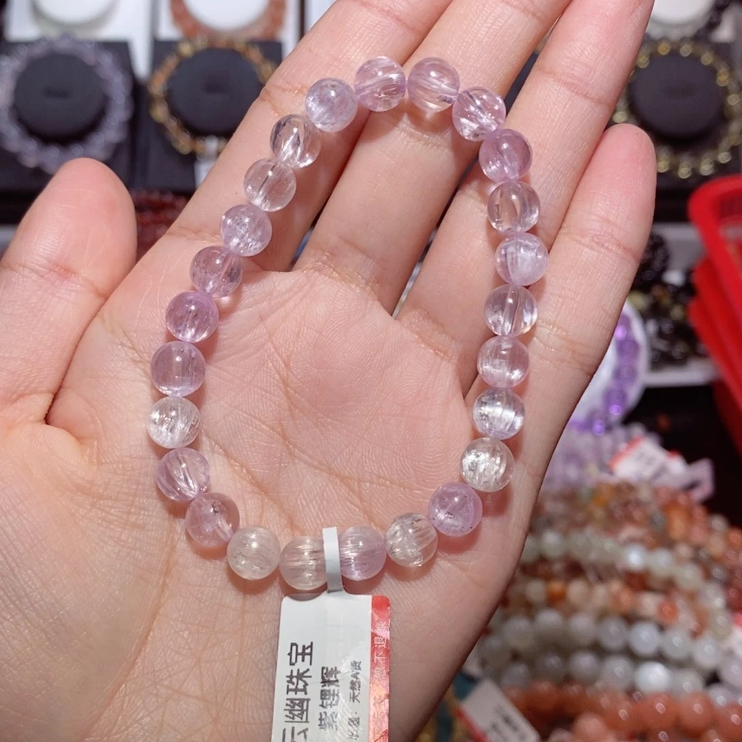 【闪购商品】水晶手串未镶嵌你****友紫锂辉7