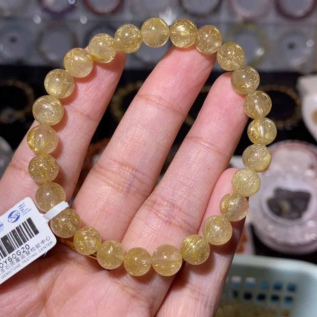 【闪购商品】发晶手链未镶嵌烟花金发7.5m