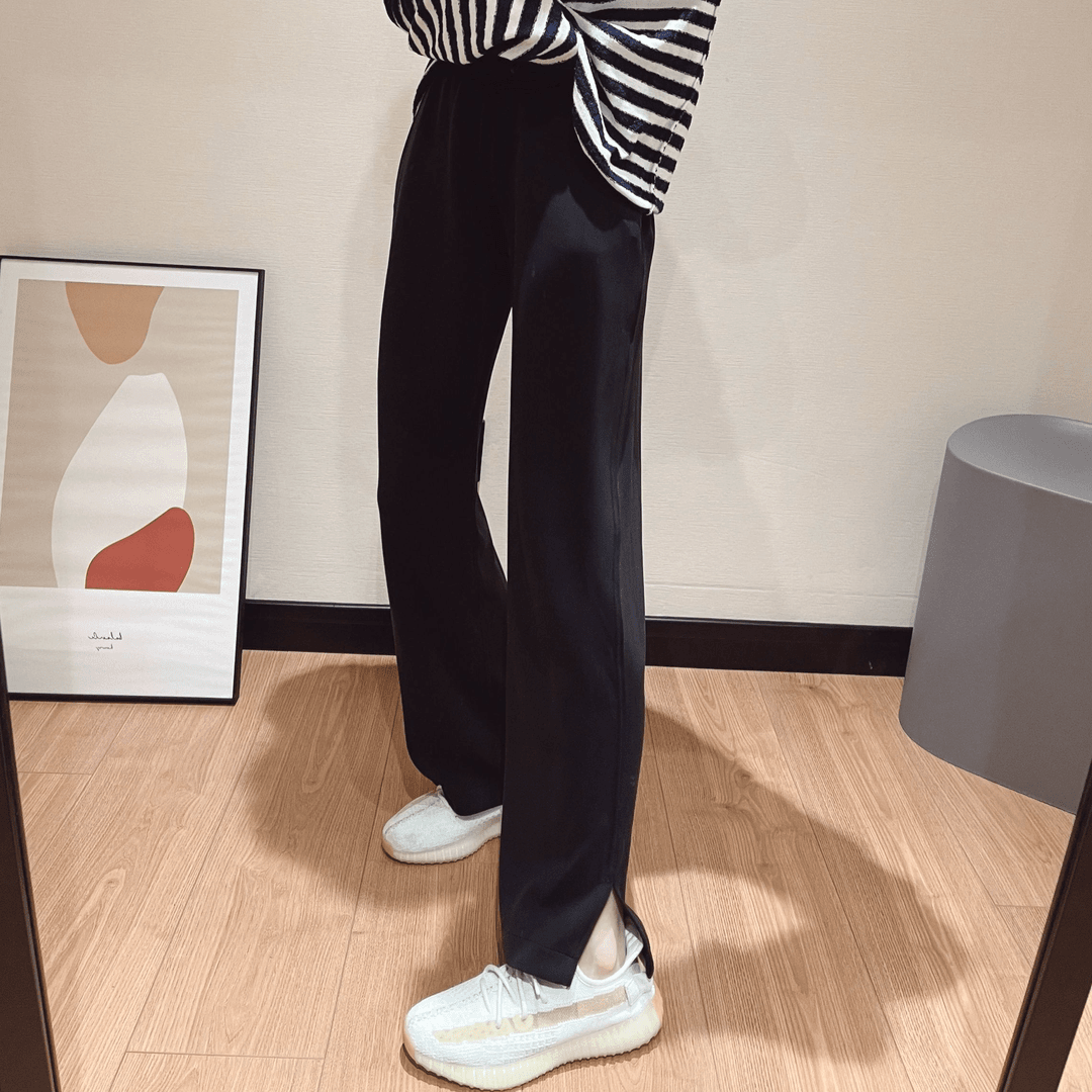 腿精裤 科技黑女士休闲运动宽松休闲长裤 1579