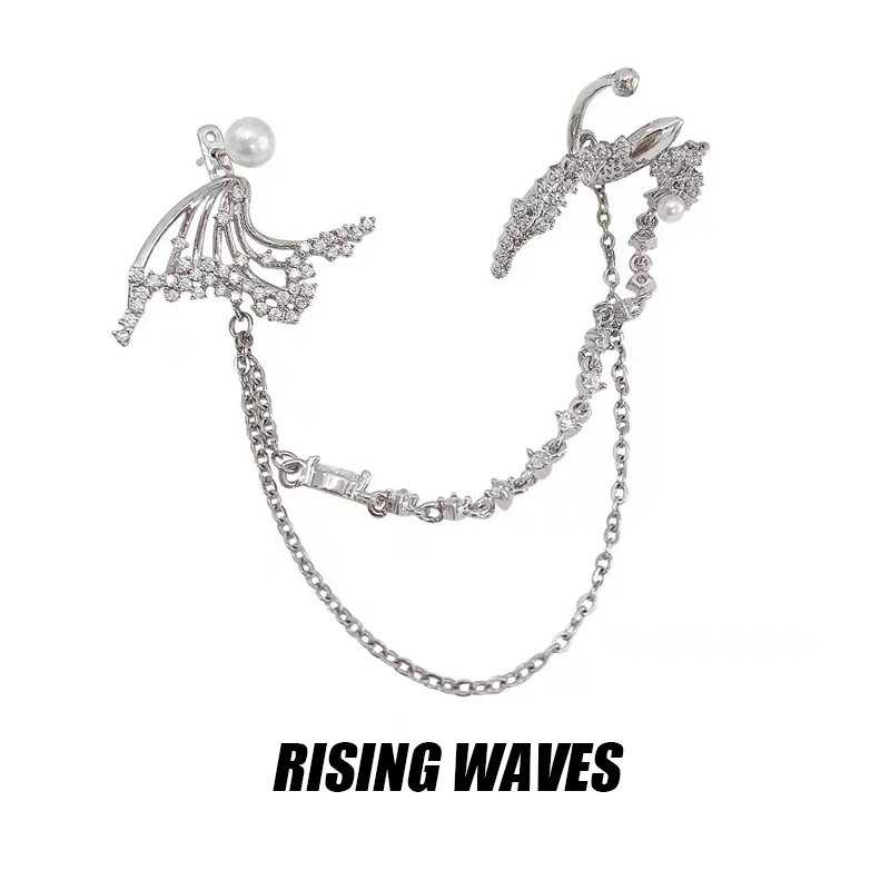 铜合金耳饰  【小众文鳐鱼】流苏耳饰265