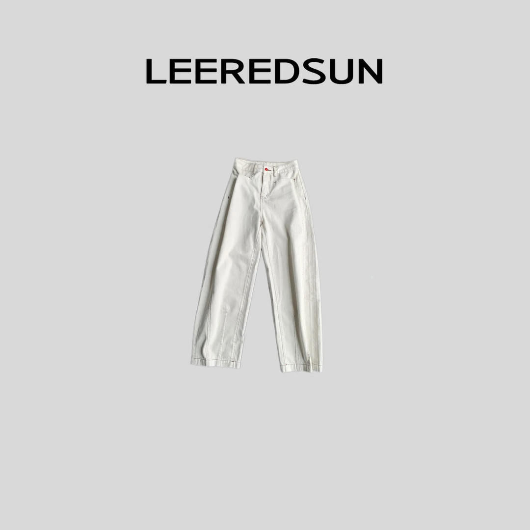 LEEREDSUN "X战警" 简约明线百搭弯刀牛仔裤YY01KZ3028