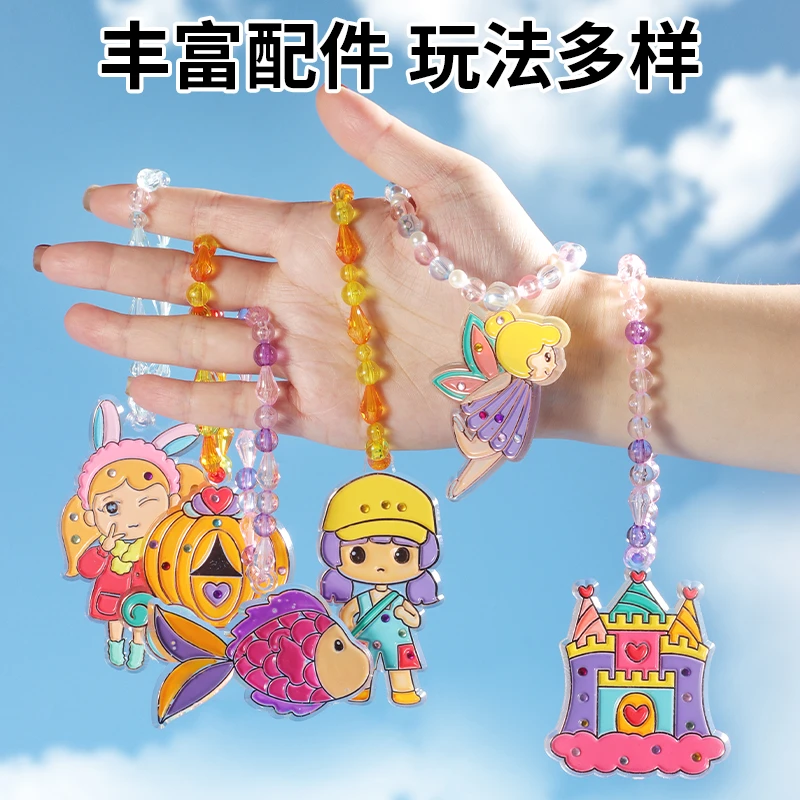 小女孩玩具6-12岁生日礼物手工diy儿童免烤胶画益智网红8