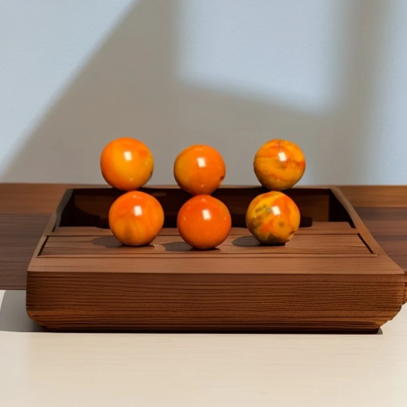 宣化战国红红黄草花圆珠配饰直径10mm。高光全玉化。随机发一。30/个