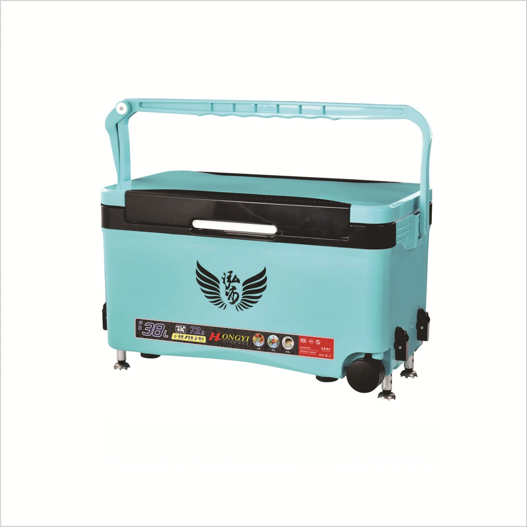 加工定制新款户外多功能钓箱大物鱼箱四角升脚钓箱渔具箱