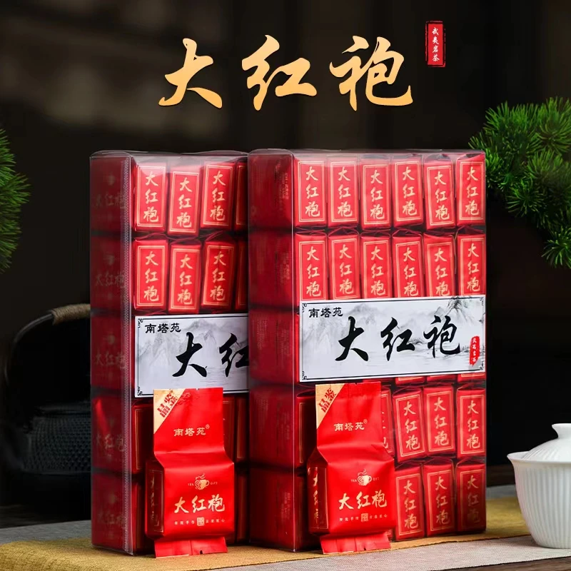 传统武夷山母树大红袍茶叶浓香型正宗乌龙茶好茶武夷岩茶袋装500g