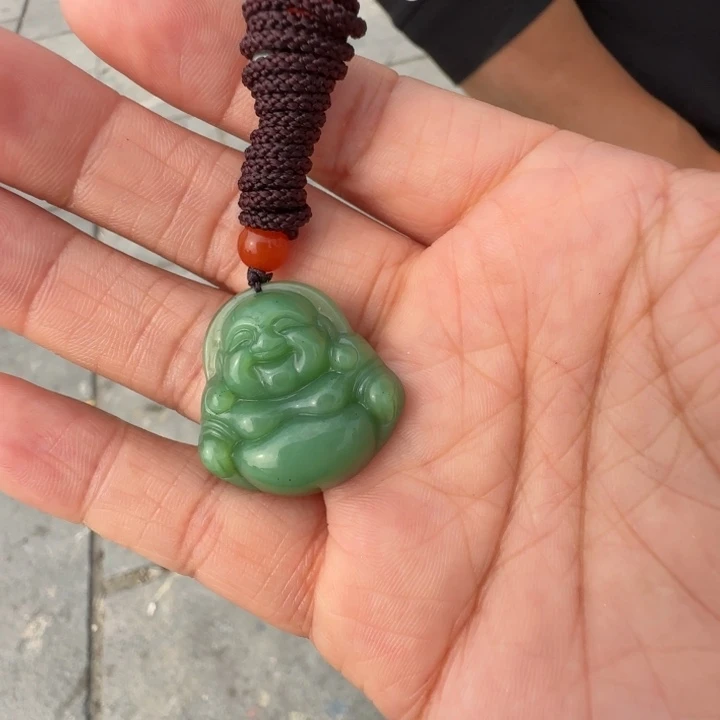 和田玉颈饰未镶嵌gam2.7x2.6x0.8